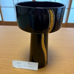 生花　花器　4点セット　黒　美品の画像