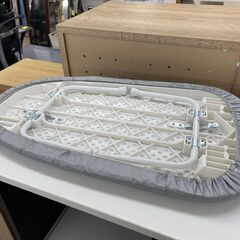 アイロン台 折りたたみ 幅61×奥行37×高さ19ｃｍ ミニ 折り畳み コンパクト グレー 札幌市手稲区の画像