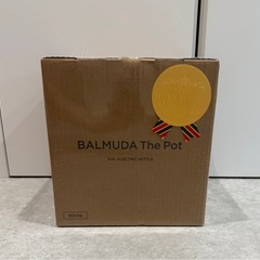 【新品未開封】BALMUDA The Pot  KPT01JP-WH 電気ケトル           の画像