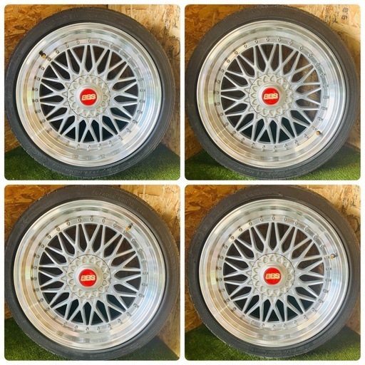 メーカー不明 BBS風 スーパーRSタイプ 18インチ 18×8J ET40 4穴
