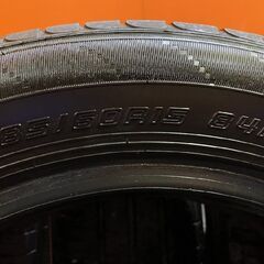 DUNLOP ENASAVE EC204 185/60R15 15インチ 夏タイヤ 4本 22年製 バリ溝 ヤリス ヴィッツ フィット グレイス audi/A1 インサイト等 (KTG326)の画像