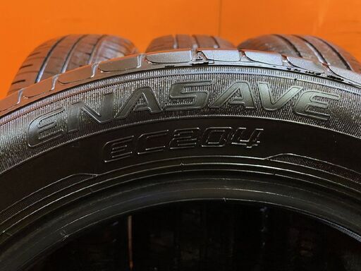 DUNLOP ENASAVE EC204 185/60R15 15インチ 夏タイヤ 4本 22年製 バリ溝 ヤリス ヴィッツ フィット