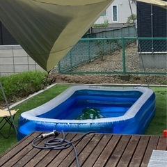 決まりましたビニールプールの画像