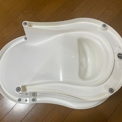 永和　新生児用ベビーバス グレー/ホワイトの画像
