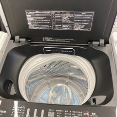 【リユースのサカイ野々市店】洗濯機 ハイセンス HW-G55E7KK 2020年製 ※クリーニング済み/当店6ヶ月保証の画像