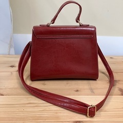 A2507-605 ハンドバッグ ショルダーストラップ付き 中古の画像