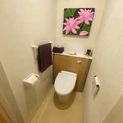 【バリ風おしゃれトイレ】リゾート気分が味わえるインテリアセットの画像
