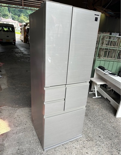 日立 6ドア冷凍冷蔵庫 R-XG5100G（XN）505L 真空チルド クリスタル