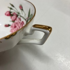 2507-603 BONE CHINA MARUI JAPAN  カップ&ソーサー バラ売り不可 キズありの画像