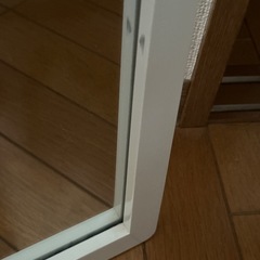 姿見　白　壁掛けタイプの画像