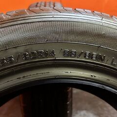 DUNLOP SP175L 155/80R14 88/86N LT 14インチ 2本 22年製 バリ溝 プロボックス サクシード等　(KTH319)の画像
