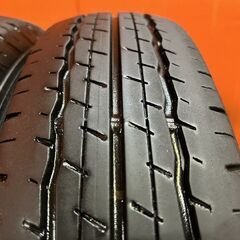 DUNLOP SP175L 155/80R14 88/86N LT 14インチ 2本 22年製 バリ溝 プロボックス サクシード等　(KTH319)の画像