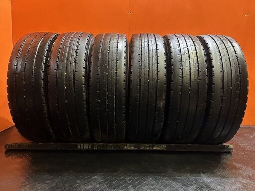 DUNLOP ENASAVE SPLT50 205/70R16 111/109N LT 16インチ ライトトラック用 夏タイヤ 6本 21年製 バリ溝 エルフ キャンター等　(KTS225)