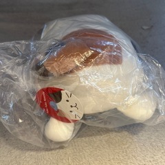 美品、新品未開封、ふくふくにゃんこぬいぐるみ27cmの画像