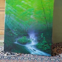 油絵、風景画、二科展、作家物、委託品の画像