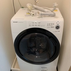 値下げ　本日限り出品！シャープドラム式洗濯機 の画像