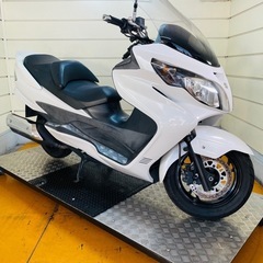 19031km ★始動動画あり★ スカイウェイブ CJ46A ビッグスクーターの画像