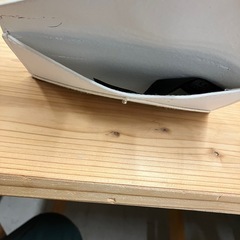 W2507-610 ザラ ベルトループ付き小物入れ ホワイト 中古の画像