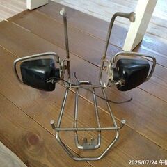 ビンテージサイクリング車用ダブルヘッドライトの画像