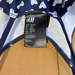 H&M キッズ 水着 4歳〜6歳 ハートの画像