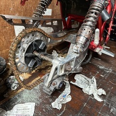 XJR400 社外スイングアームの画像