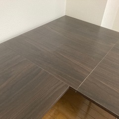 パソコンデスク L字デスク 縦横150cmの画像