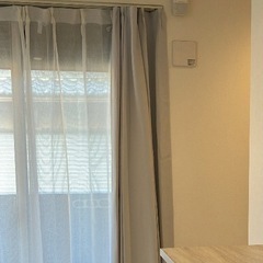 遮光カーテンレースセット4枚200×170(半分を2枚) の画像
