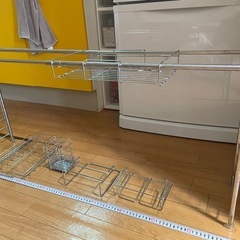水切りラック　カゴ　セットの画像
