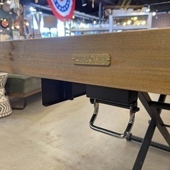美品　木製　高さ調節テーブル　140X80　の画像