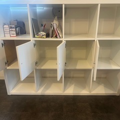※確定につき取引不可※ 7/26PM限定！無料でお譲りします！→IKEAシェルフ、カラックス、白の画像