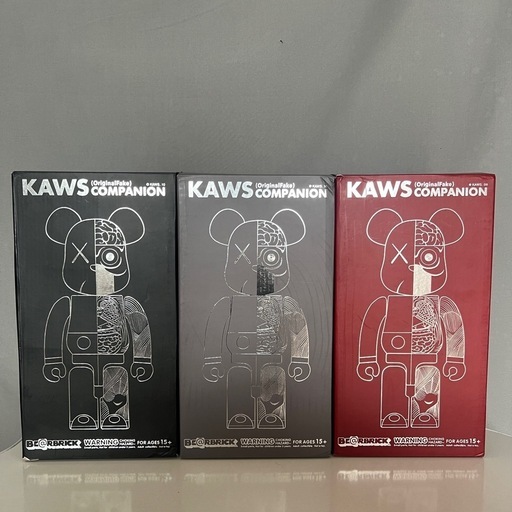BE@RBRICK ベアブリック KAWS カウズ 人体模型 400%
