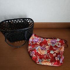 かごバッグ　籠　浴衣　着物の画像