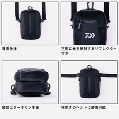 ダイワ タックルバッグ エメラルダス タクティカル ランガンスリムバッグ(C)グレーの画像