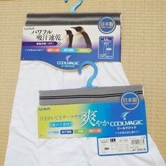 夏用男性肌着LL　ニーレングス2枚まとめて　未開封　GUNZE　日本製の画像