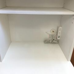 【ジャングルジャングルサカイ石津店】二トリ NITORI キッチンボード レジューム60 食器棚 キッチン収納 ホワイト クリーニング済み 幅60cm 堺市 石津の画像