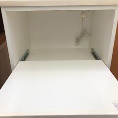 【ジャングルジャングルサカイ石津店】二トリ NITORI キッチンボード レジューム60 食器棚 キッチン収納 ホワイト クリーニング済み 幅60cm 堺市 石津の画像