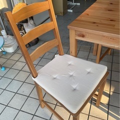 IKEA イケア ウッド カジュアル  ダイニングテーブル カジュアル 4人がけ JOKKMOKK 22737 0724-015の画像