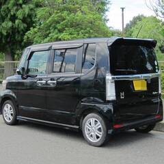 車検２年　ホンダ　Ｎ－ＢＯＸカスタム　ブラック　パワスラ　地デジＴＶカーナビ　バックカメラの画像