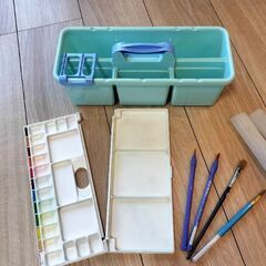 絵の具セット　女の子の画像