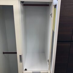 【ジャングルジャングルサカイ石津店】中村敬木工 ワードローブ クルーズWH 衣類収納 クローゼット 洋服タンス ホワイト クリーニング済み 幅80cm 堺市 石津の画像