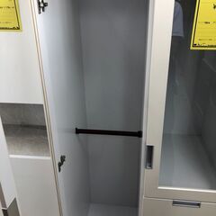 【ジャングルジャングルサカイ石津店】中村敬木工 ワードローブ クルーズWH 衣類収納 クローゼット 洋服タンス ホワイト クリーニング済み 幅80cm 堺市 石津の画像