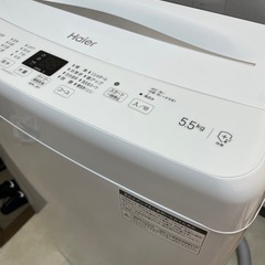 洗濯機5.5kg Haier JW-U55Bの画像