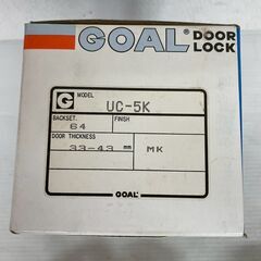 【GOAL】 ゴール UCロック インテグラル錠 鍵付き 保管品 一部部品なし ドアロック ドアノブ UCシリーズ ドアハンドル ドア A0096の画像