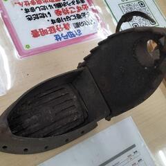 ●昭和レトロ 乙姫アイロン 炭火アイロン　アンティーク オブジェ 骨董 木製 古民具の画像