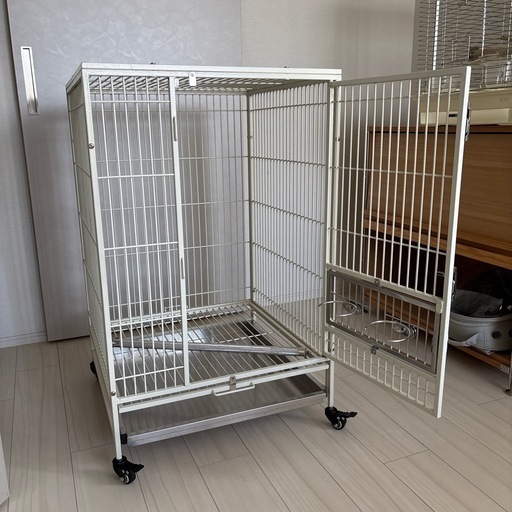 大型バードケージ　中古　スチール製