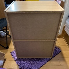 カラーボックス　2段の画像