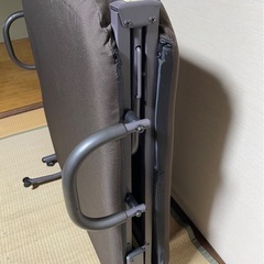 折りたたみベッド　シングルベッド　キャスター付きの画像