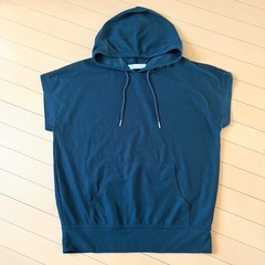 レディース 半袖 パーカーの画像
