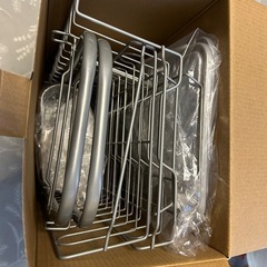 水切りカゴ　 2段　開封品　未使用品の画像