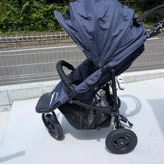 AirBuggy coco ネイビー ベビーカー　エアバギー　　ココ　ブレーキ付の画像